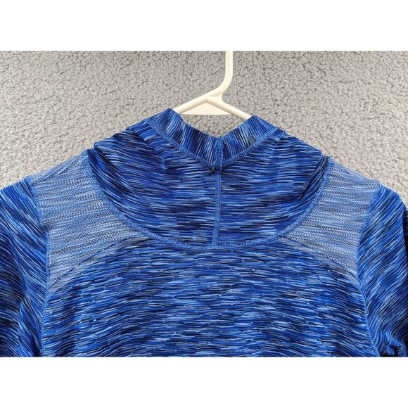 Athleta Women's Small Radiance Blue Space Dye Pullover Hoodie Style #103021 - Picture 2 of 13